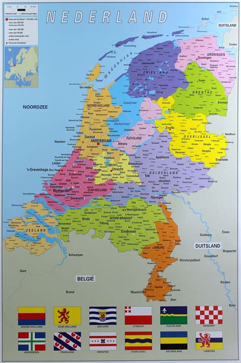 nederland kaart op de kaart nederland vind je dus eveneens een volledige beschrijving van de