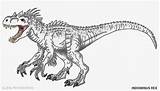 Jurassic Indominus Pngkit sketch template