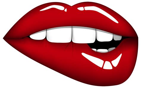 red mouth png clipart image  web clipart