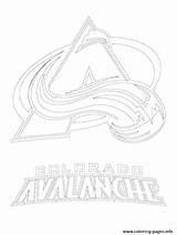 Coloring Avalanche Pages Nhl Colorado Logo Hockey Predators Nashville Color Printable Getcolorings Getdrawings Avs Pumpkin Supercoloring Colorings Categories sketch template
