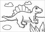 Dinosaurs Amaxkids Mms Spinozaur sketch template