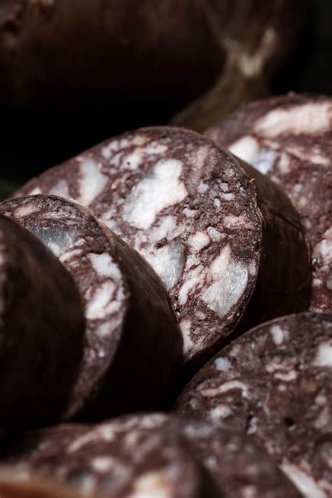 real lancashire black pudding sliced fresh meat delivery