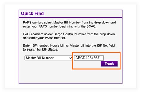 paps tracking fedex