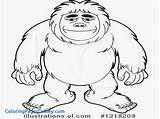 Bigfoot Coloring Pages Sasquatch Drawing Finding Kids Print Getcolorings Getdrawings Printable Color Comments Colouring sketch template