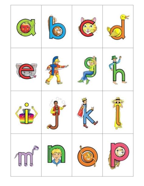 letterland characters  printables learning   read
