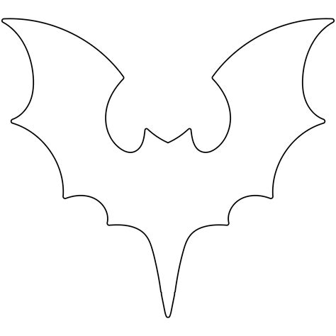 large printable bat templates     printablee