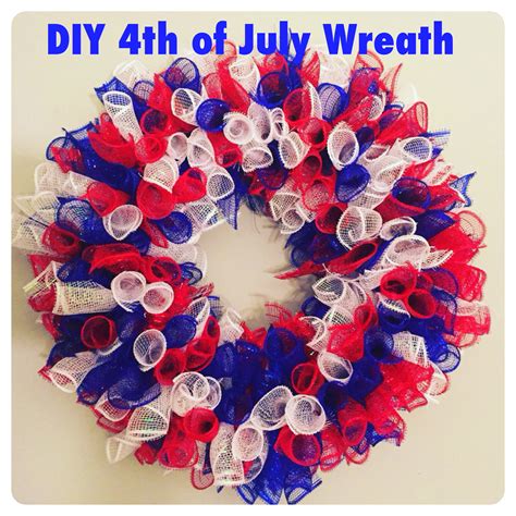easy diy july  deco mesh wreath     life