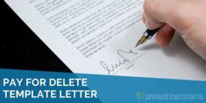 pay  delete letter updated tips template guide