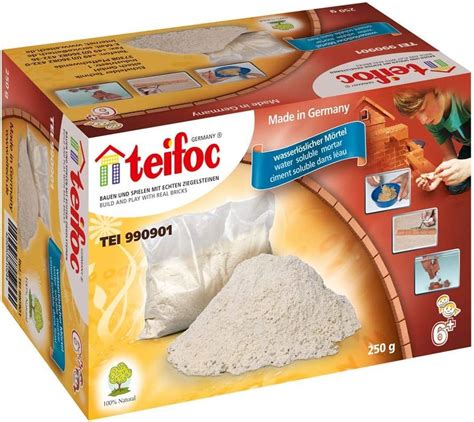 teifoc   bag  extra cement   teifoc construction kits amazoncouk diy