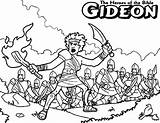 Gideon Coloring Pages Bible Heroes Story Ruth Printable Kids Naomi Sunday School Colouring Color Year Olds Fleece Netart Getcolorings Stories sketch template