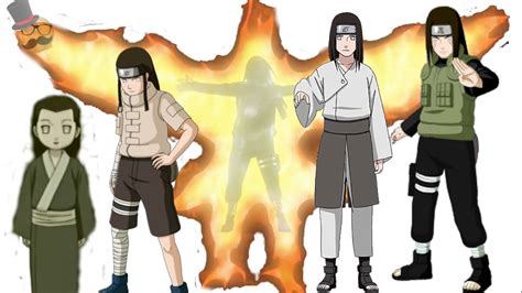 Naruto Characters Huyga Neji S Evolution Youtube