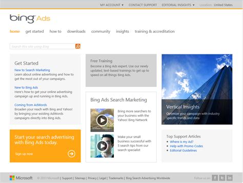 bing ads redesigns hub  ad manager resources