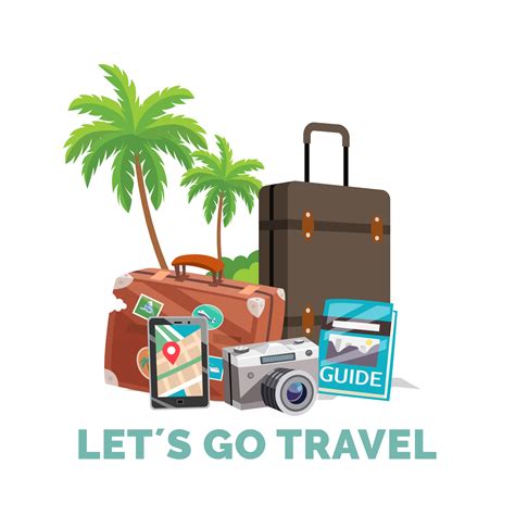 travelling vacation design illustration  png