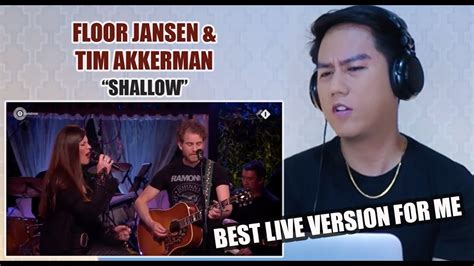 floor jansen  tim akkerman shallow beste zangers reaction youtube