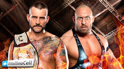 ryback  cm punk wwe hell   cell  predictions video
