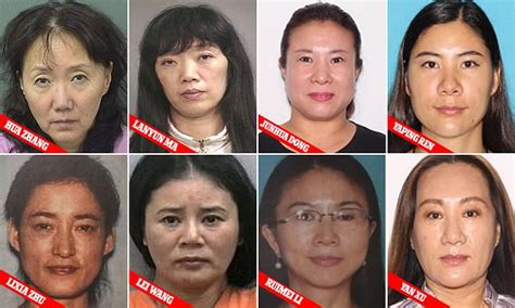 eight chinese women arrested in florida s statewide investigation into international sex