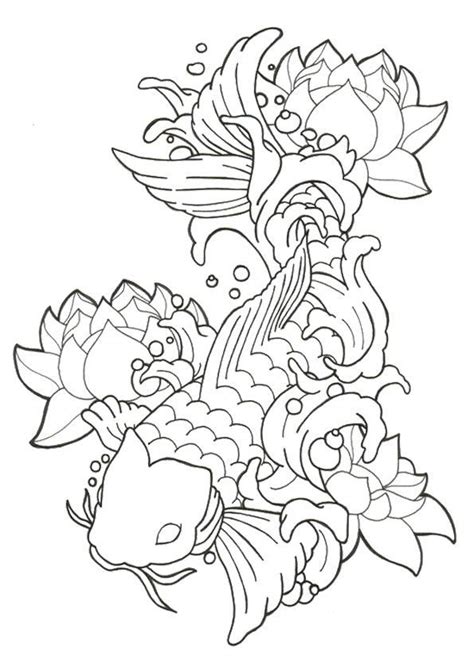 click share  story  facebook koifishcolors fish coloring page