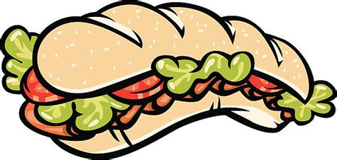 sandwich illustrations royalty  vector graphics clip art