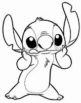 Stitch Coloring Pages Printable Disney Lilo Cute Print Choose Board Kids sketch template
