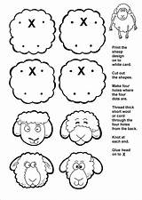 Sheep Lost Crafts Parable Bible Craft Activity Kids School Sunday Activities Lamb Story Oveja Coloring La Perdida Pages Lambsongs Shepherd sketch template