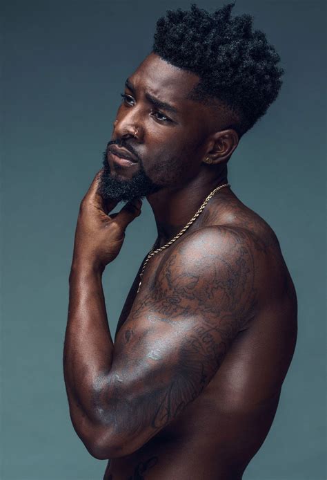 gorgeous black men  beards   essence