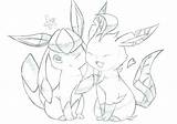 Leafeon Coloring Pages Pokemon Getdrawings Printable Color Print Getcolorings sketch template