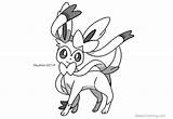 Sylveon Coloring Pages Sketch Printable Kids Print Color Getdrawings Drawing Stats Disabled Deviantart Friends sketch template