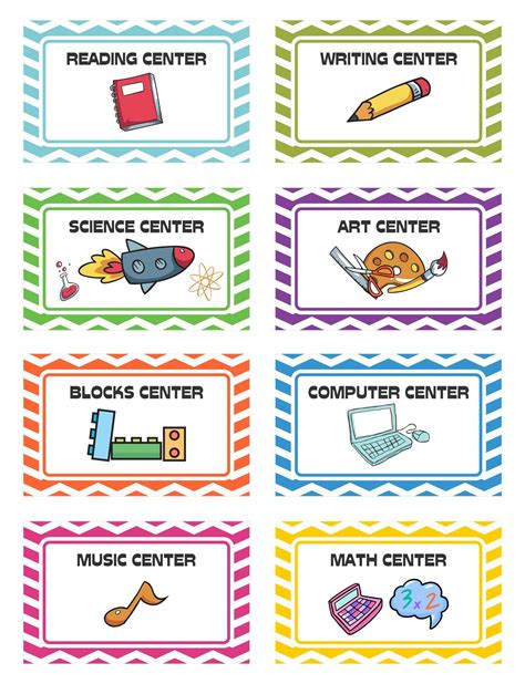 preschool center labels preschool classroom centers classroom center