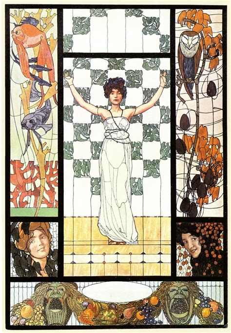Frieze Tile Art Nouveau Stained Glass Designs