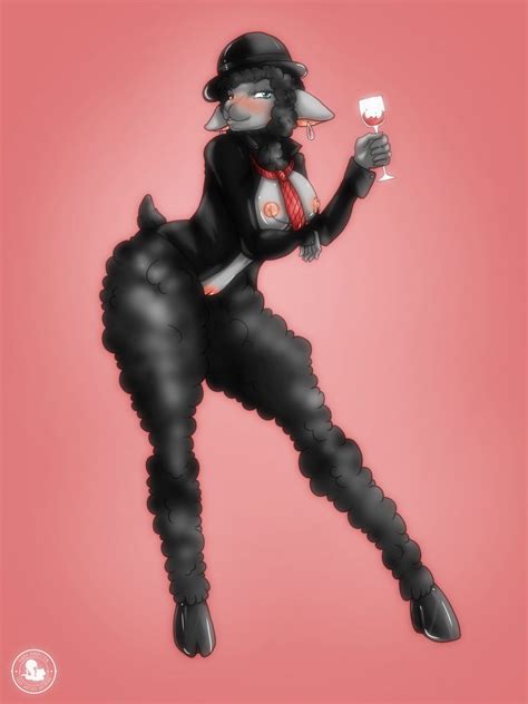 sexy sheep pinup commission by furrypinups hentai foundry