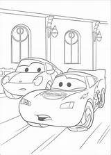Coloring Cars Pages Disney Lightning Coloringpages1001 Super Mc Queen sketch template