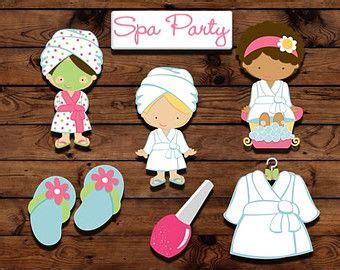 spa party photo booth printables instant  myheartnsoulboutique