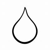 Water Outline Droplet Clipart Clip sketch template