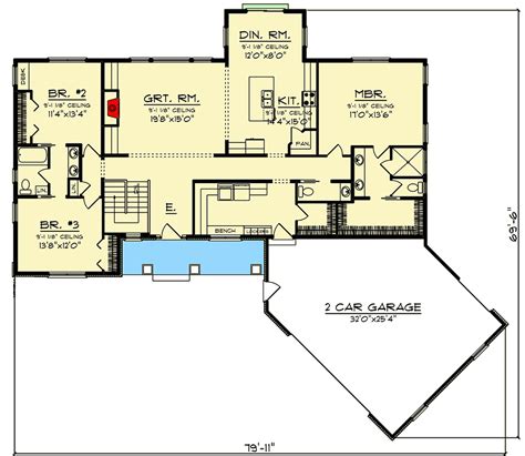 simple rectangle ranch home plans rectangular ranch house floor plans painted floors simple