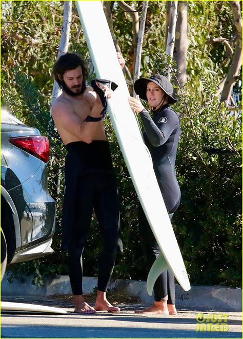 Adam Brody Goes Shirtless For Surfing Date With Wife Leighton Meester