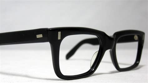 vintage eyeglasses mens horn rim black glasses clark kent