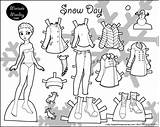 Marisole Paper Dolls Monday Color Printable Print Coloring Doll Modern Paperthinpersonas Pages Thin Marisol Bw Hair Click Sets Clothing Snow sketch template
