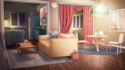 gacha life apartment anime living room background gacha life