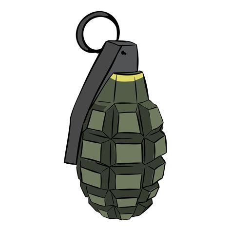 colored hand grenade custom designed illustrations creative market
