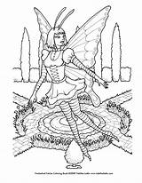 Coloring Pages Fairy Gothic Printable Goth Dark Fairies Drawings Adult Drawing Adults Angel Colouring Sheets Colorings Print Getcolorings Deviantart Kids sketch template