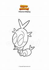 Pokemon Corviknight Cinderace Dibujo Supercolored Gothorita sketch template