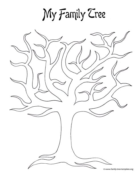 printable blank family tree