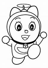 Doraemon Dorami Sketsa Mewarnai Hitam Mewarna Doremi Anak Lucu Contoh Sindunesia Gambarcoloring Diwarnai Komik Paling Tk Mockups Pixels sketch template