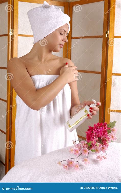 spa salon skincare stock image image  herbal glow