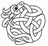 Celtic Kids Designs Coloring Colouring Pages Symbols Patterns Print Simple Viking Knots Knotwork Stuff Knot Dragon Choose Board Norse Serpent sketch template
