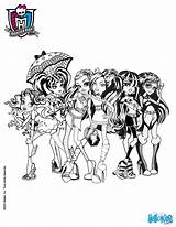 Monster High Coloring Para Colorear Las Dibujos Students Color Pages Print Dibujo Chicas Online Hellokids Monsterhigh sketch template