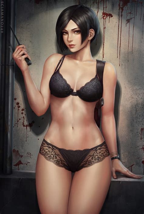 gamers love to play games art blog — ada wong from resident evil