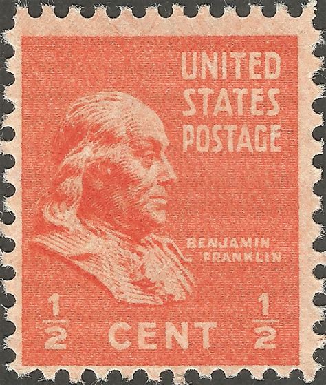 stamps stamp usa  benjamin franklin  cent