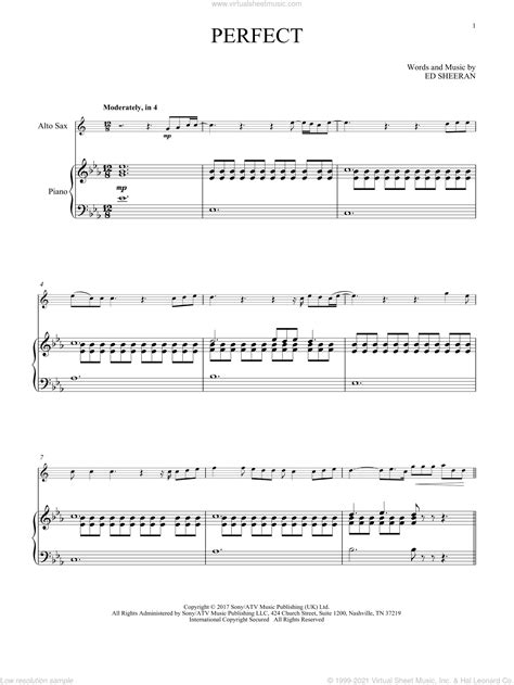 Perfect Sheet Music For Alto Saxophone And Piano Pdf
