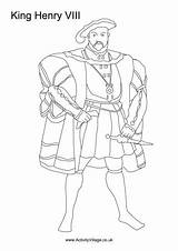 Henry Viii Colouring Pages Tudor Kings Coloring Queens History Colour Vii England Outline Activityvillage Tudors Print English Monarchs People Activity sketch template